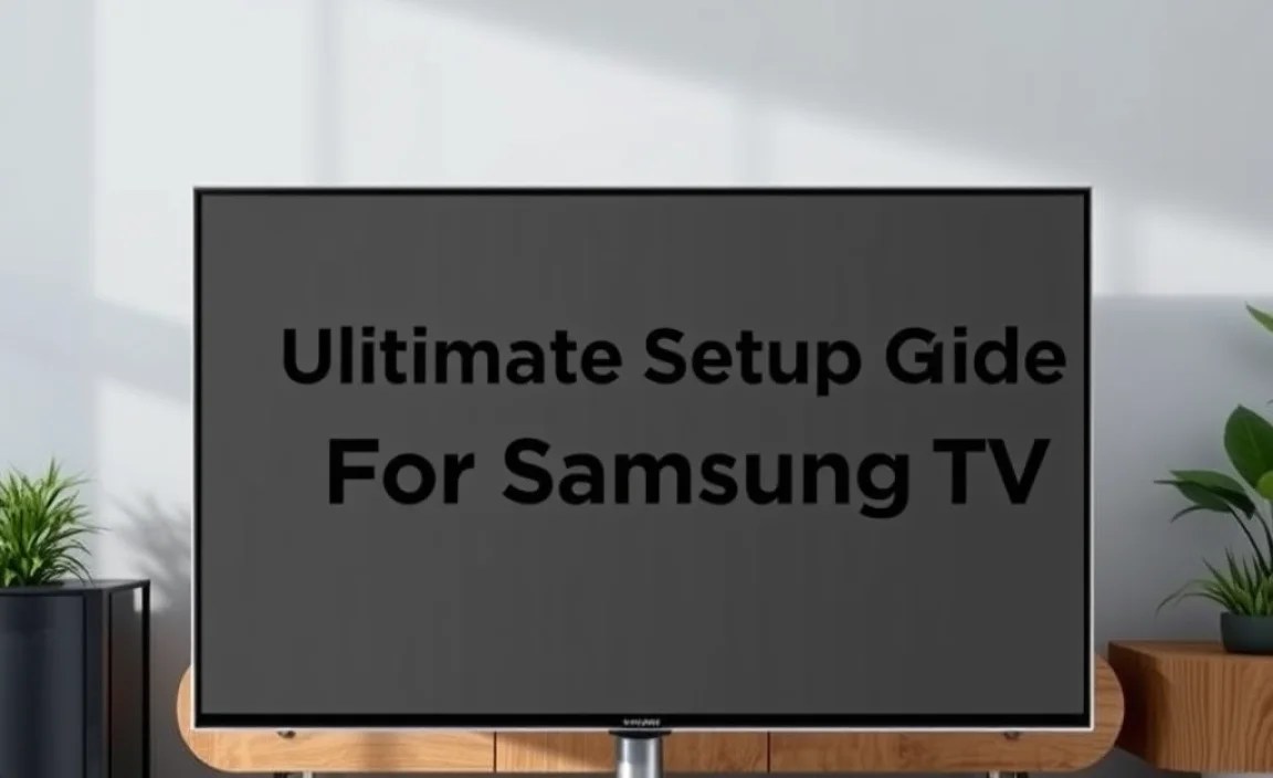 Ultimate Picture Setup Guide For Samsung Tv