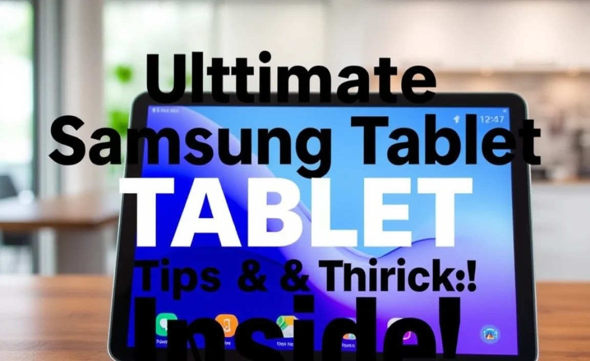 Ultimate Samsung Tablet Guide: Tips & Tricks Inside!