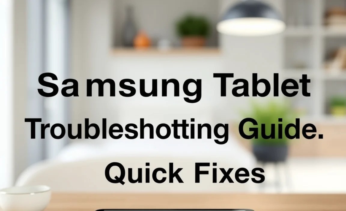 Ultimate Samsung Tablet Troubleshooting Guide: Quick Fixes