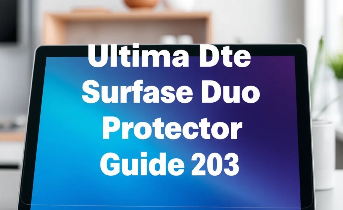 Ultimate Surface Duo Screen Protector Guide 2023