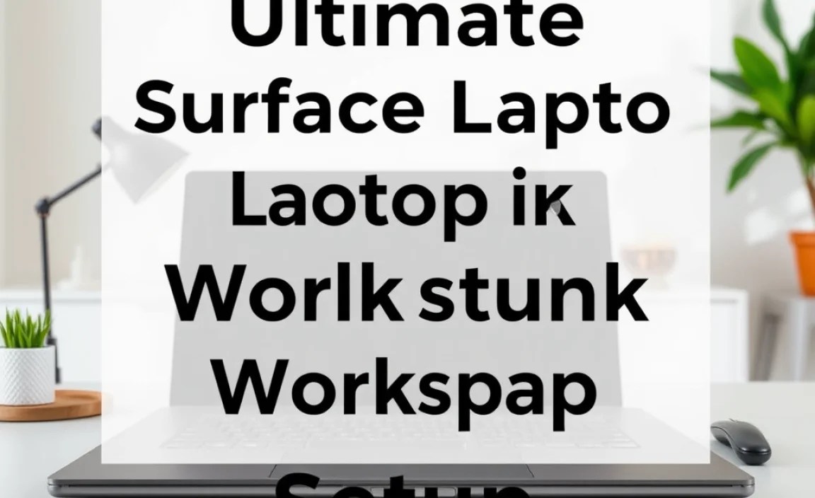 Ultimate Surface Laptop Studio Ink Workspace Setup