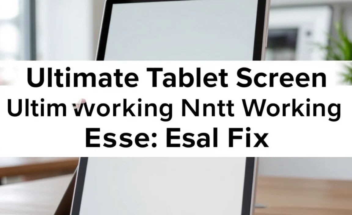 Ultimate Tablet Screen Not Working On Huawei: Essential Fix