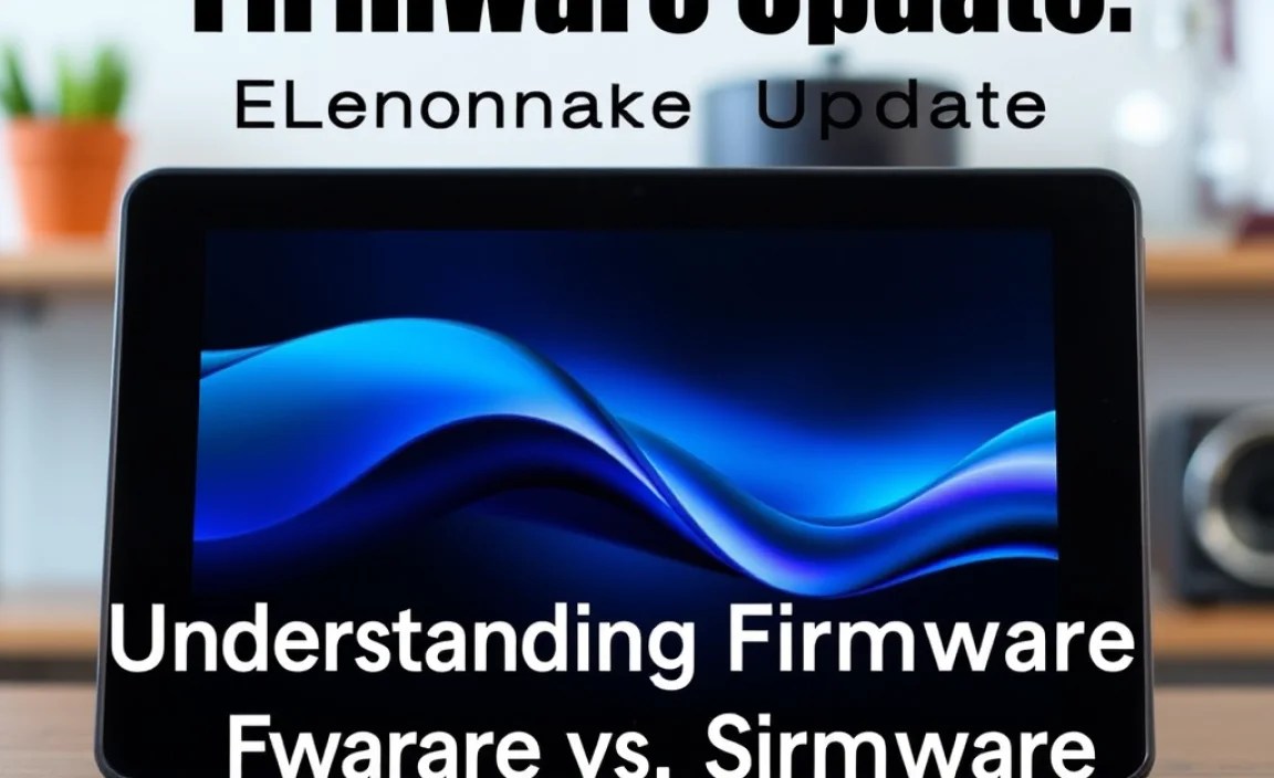 Understanding Firmware vs. Software Updates