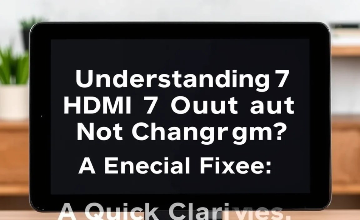 Understanding HDMI Output and Charging: A Quick Clarification