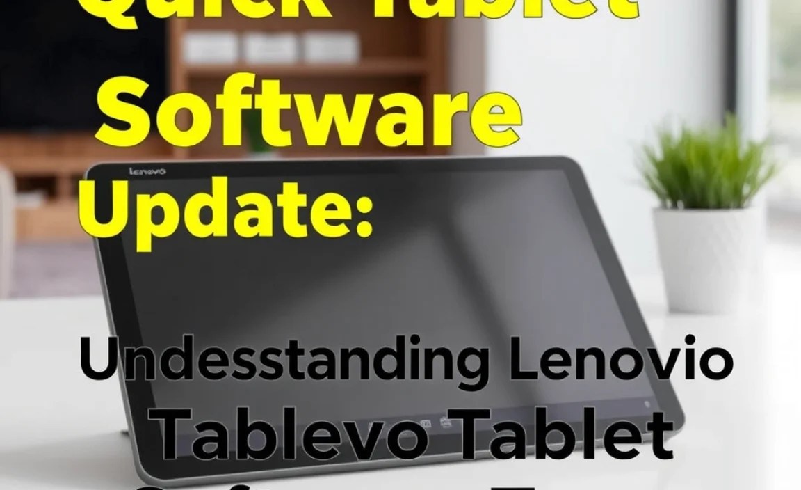 Understanding Lenovo Tablet Software Types