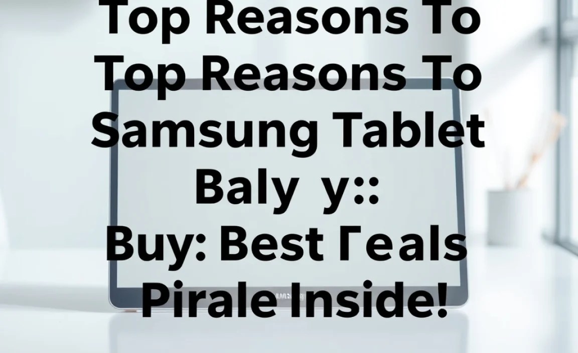 Understanding Samsung Tablet Pricing