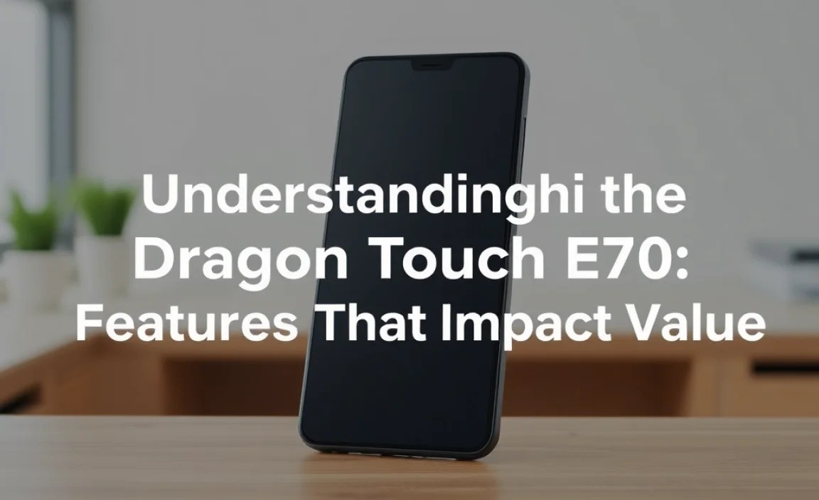 Understanding the Dragon Touch E70: Features That Impact Value