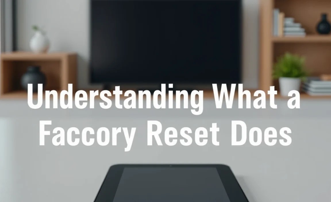 Understanding What a Factory Reset Does