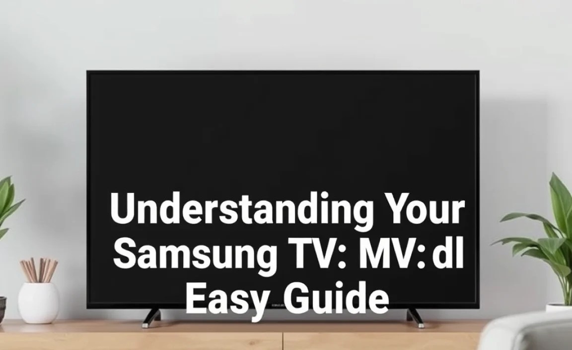 Understanding Your Samsung TV Model