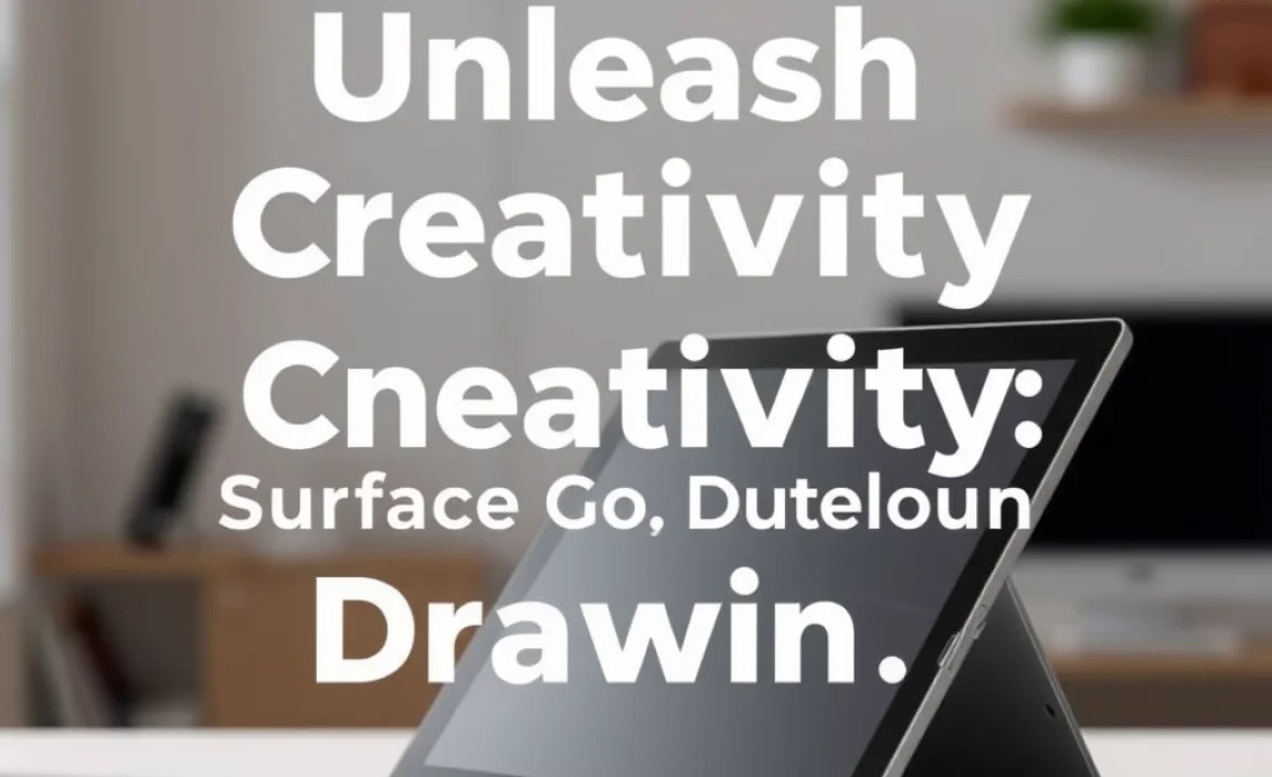 Unleash Creativity: Surface Go Tablet for Drawing