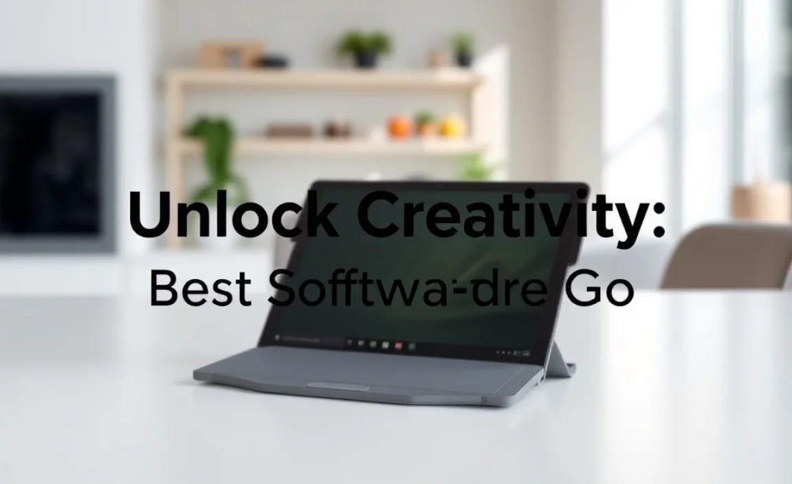Unlock Creativity: Best Software for Surface Go
