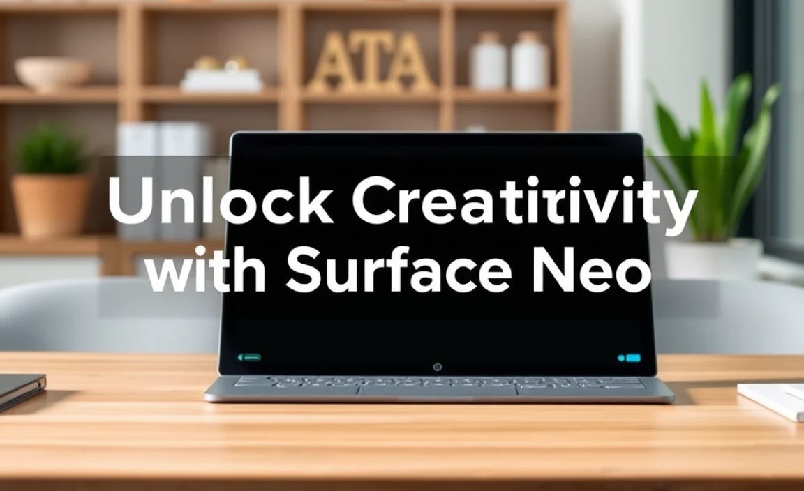 Unlock Creativity with Surface Neo Creative Software!