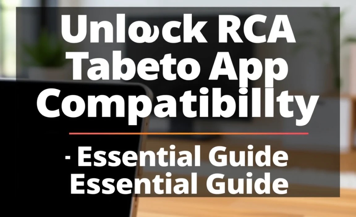 Unlock RCA Tablet Apollo App Compatibility: Essential Guide