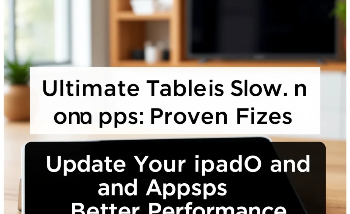 Update Your iPadOS and Apps for Better Performance
