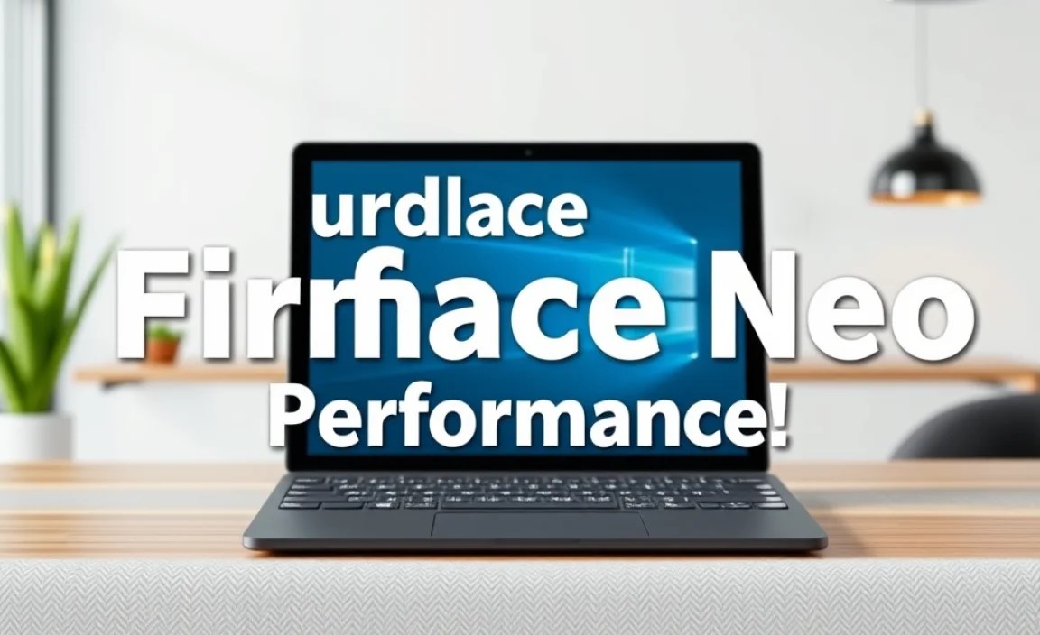 Upgrade Surface Neo Firmware for Optimal Performance!