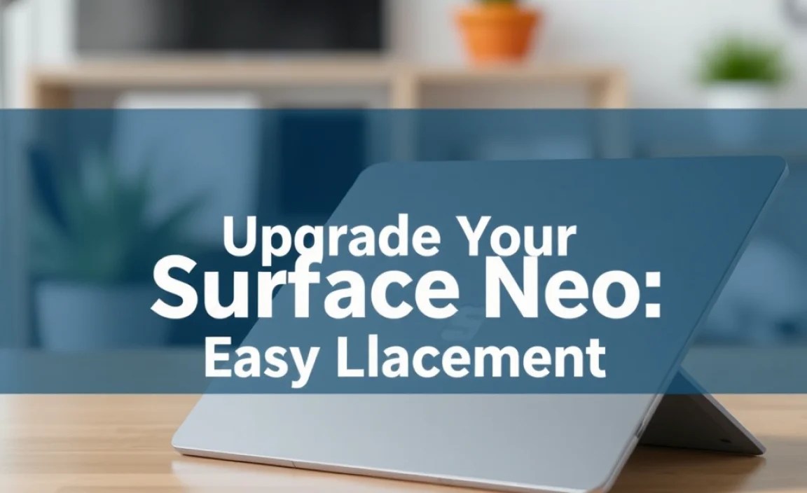 Upgrade Your Surface Neo: Easy Battery Replacement