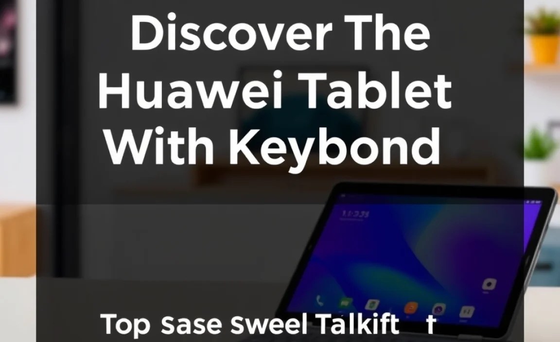 Use Cases for Huawei Tablets with Keyboard
