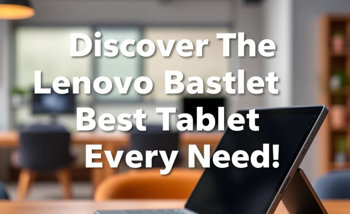 Use Cases for Lenovo Tablets
