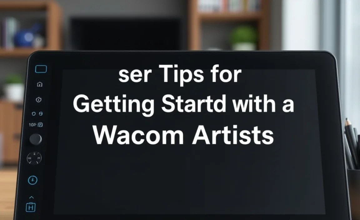 User Tips for Getting Started with a Wacom Tablet