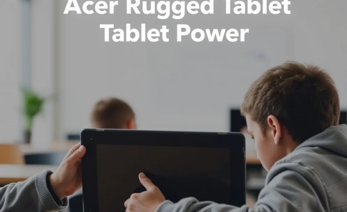 Using Acer Rugged Tablets in School