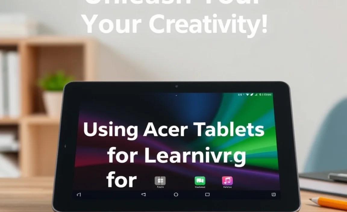 Using Acer Tablets for Learning