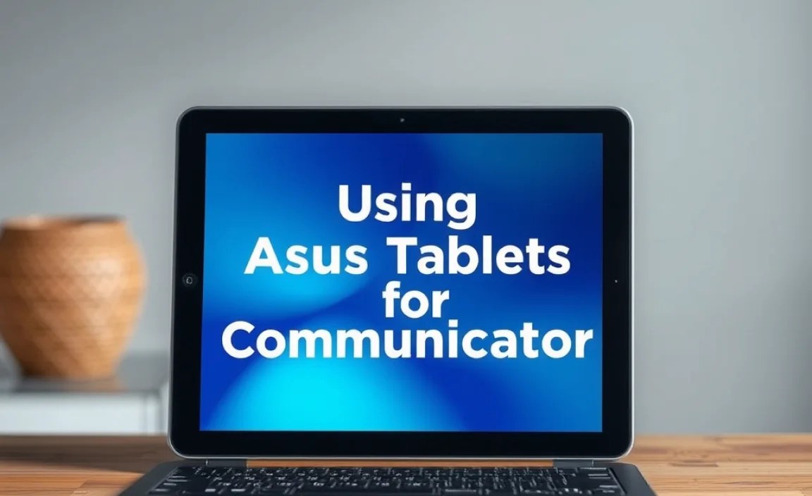 Using Asus Tablets for Communication