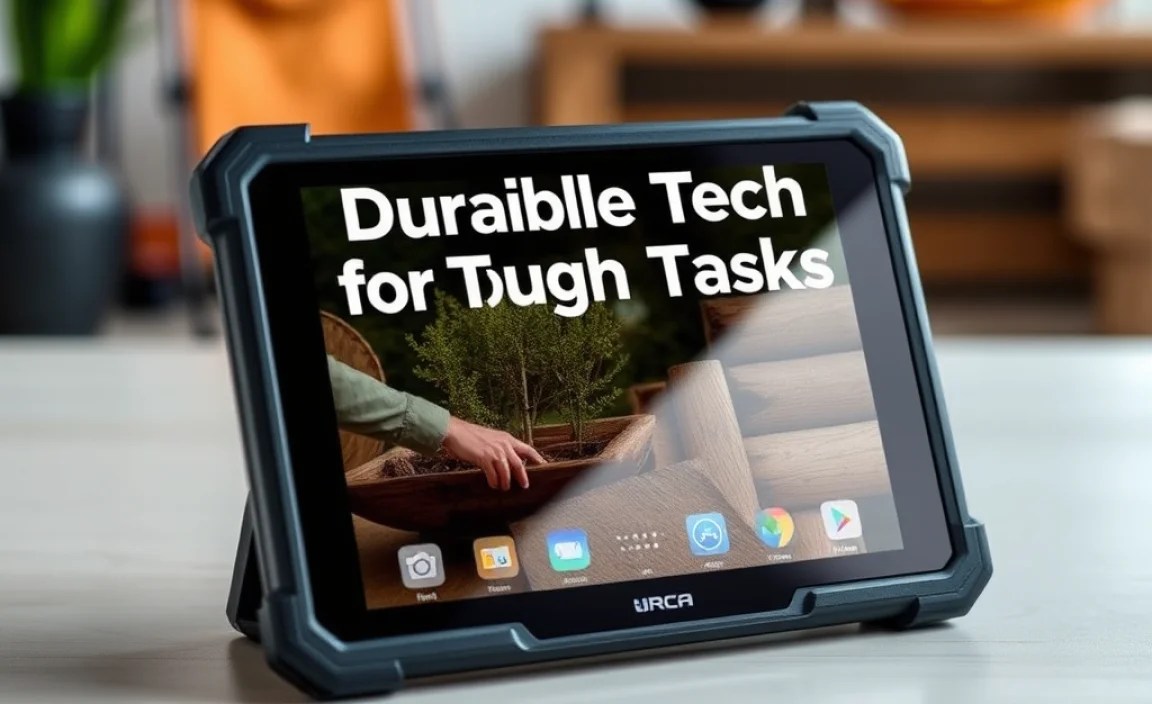 Using RCA Rugged Tablets Outdoors