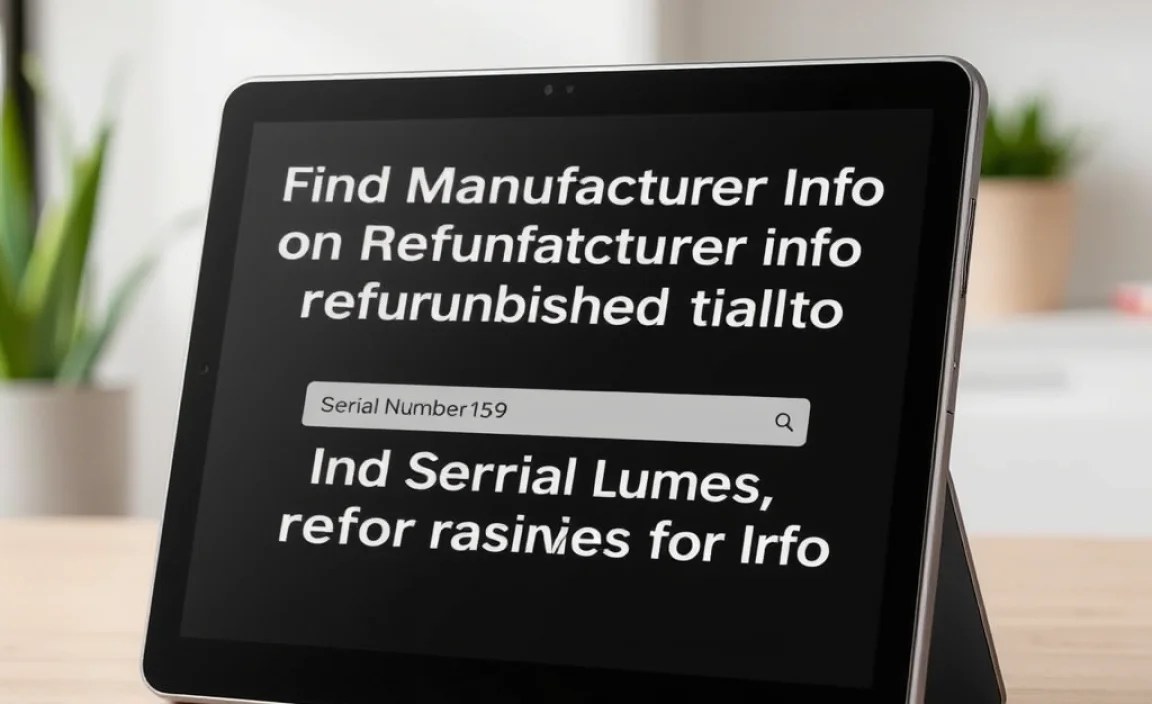 Using Serial Numbers for Info