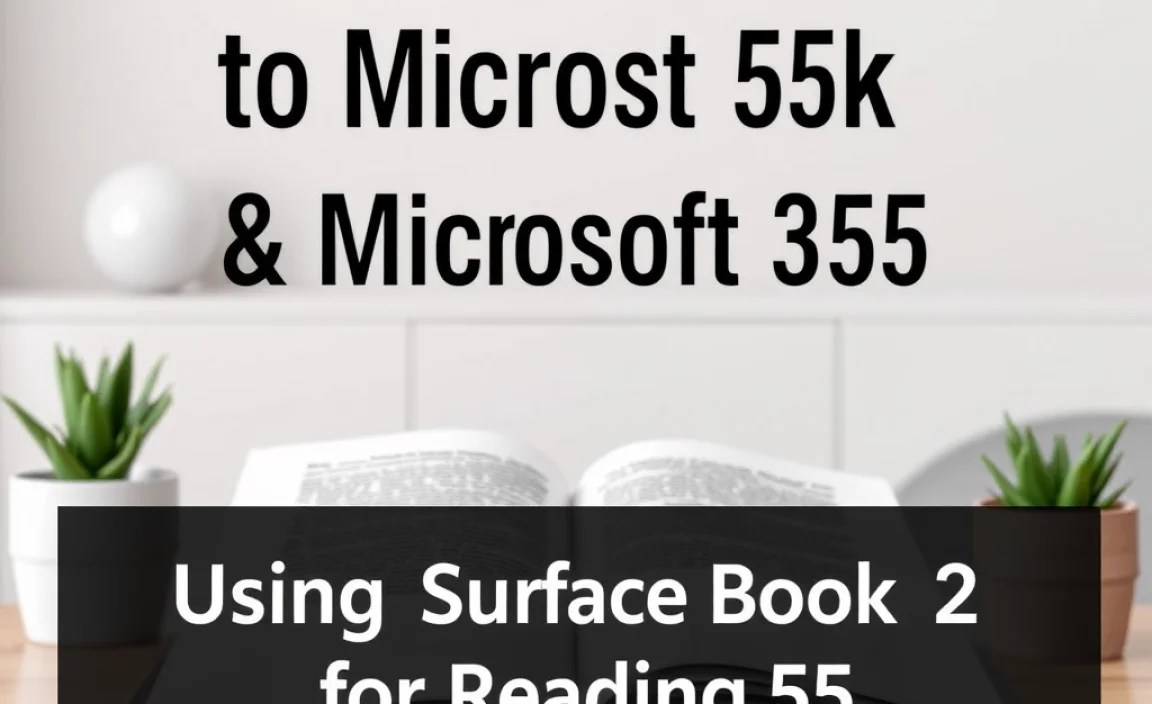 Using Surface Book 2 for Reading