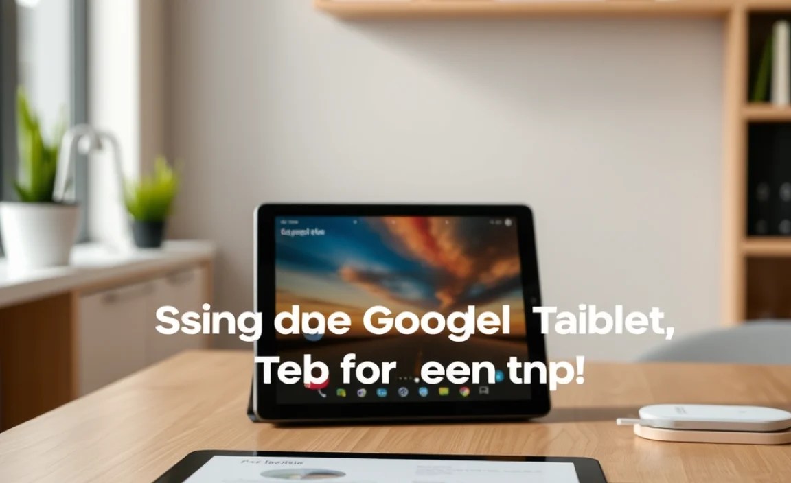 Using the Google Pixel Tablet for Learning