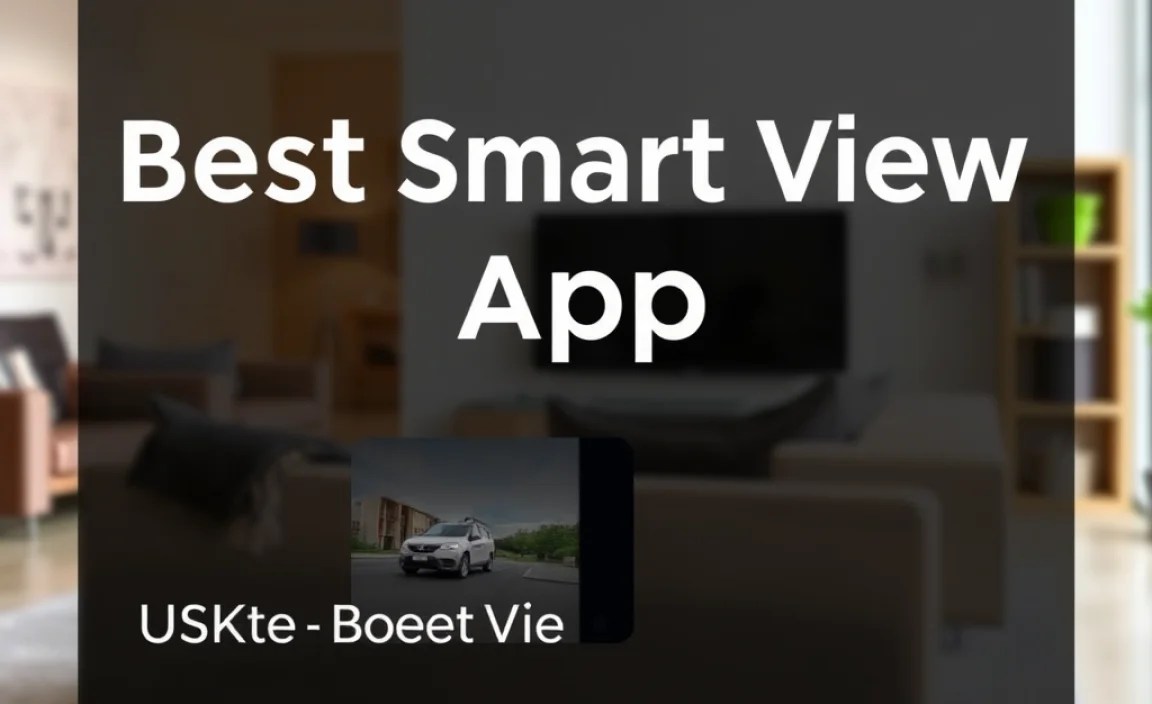Using the Smart View App