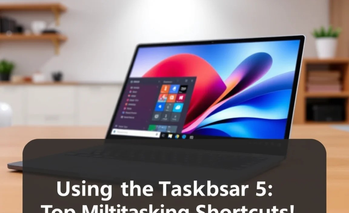 Using the Taskbar for Quick Access