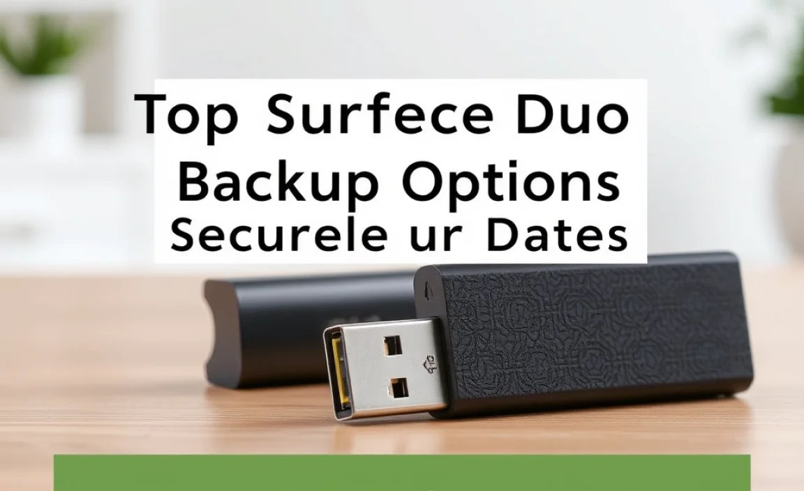 Using USB Drives for Backup