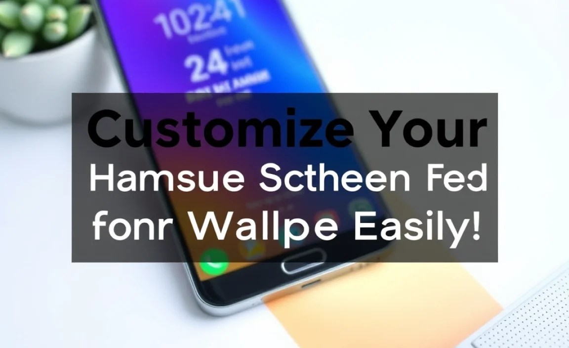 Utilizing Samsung Themes and Wallpapers