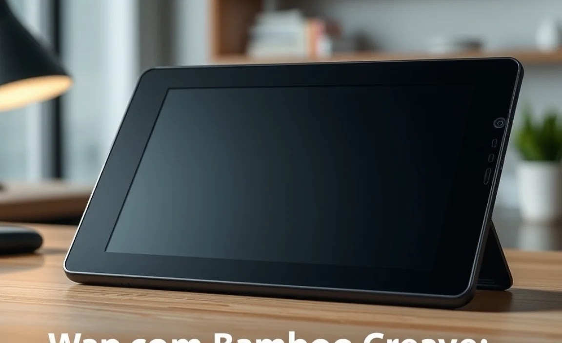 Wacom Bamboo Create: Versatile Tool for Creatives