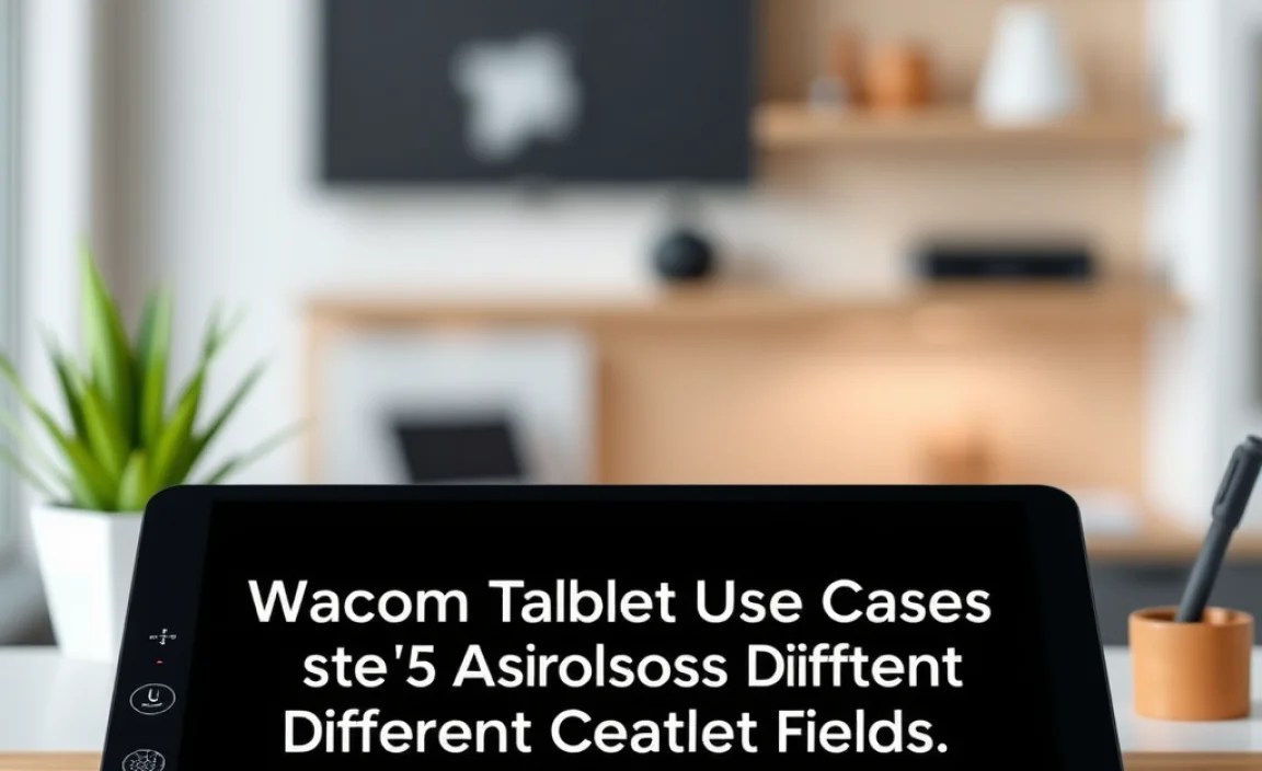 Wacom Tablet Use Cases Across Different Creative Fields
