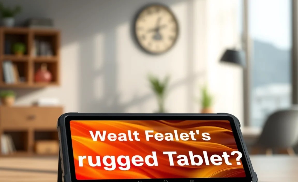 What is a Rugged Tablet?