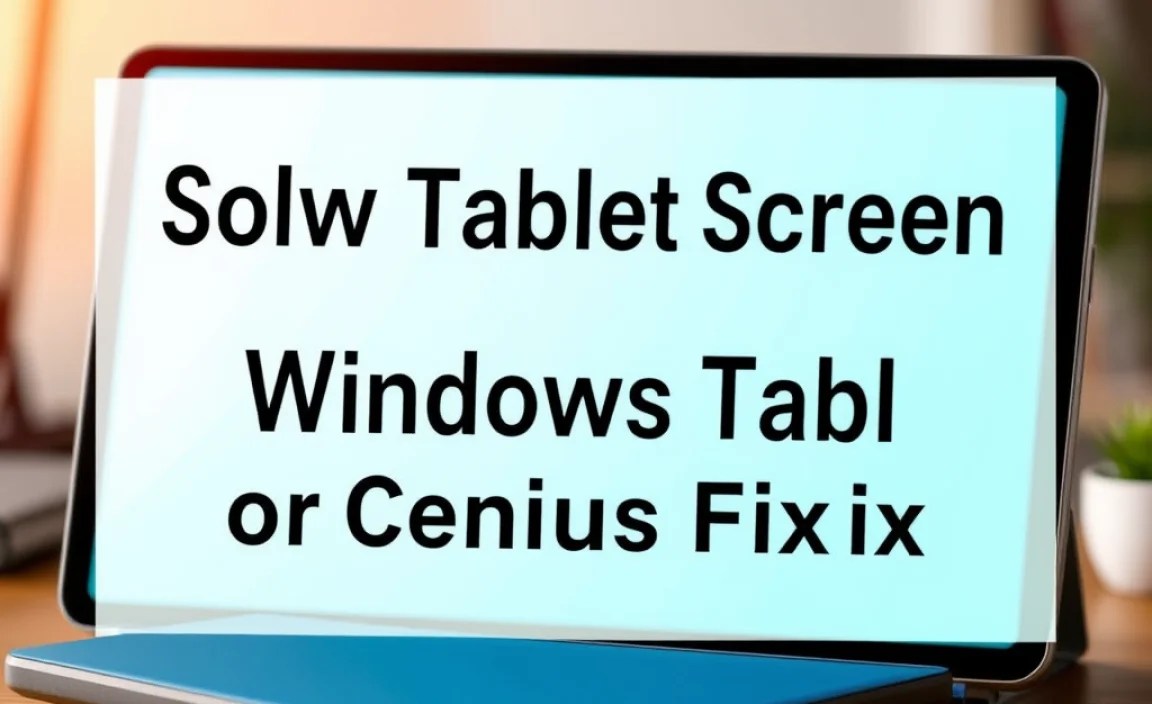 What NOT to Do When Cleaning Your Tablet Screen