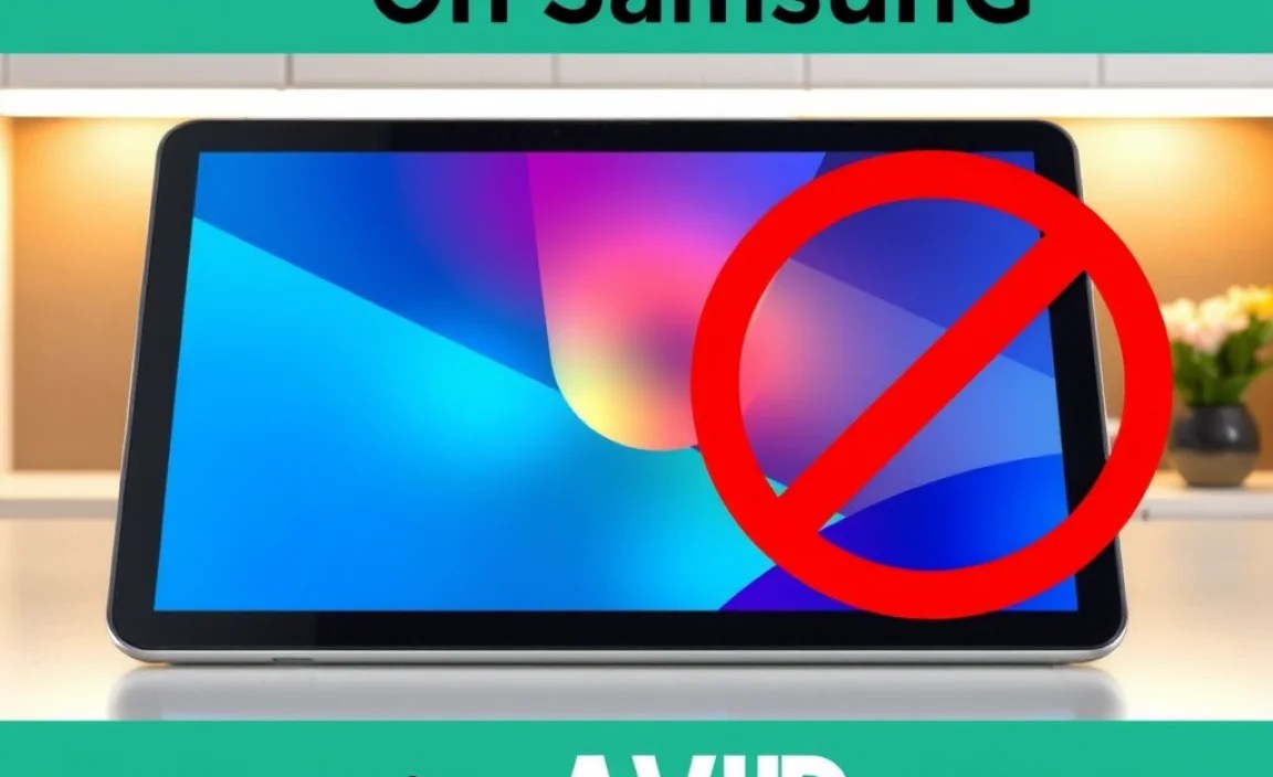 What to AVOID When Cleaning Your Samsung Tablet Screen