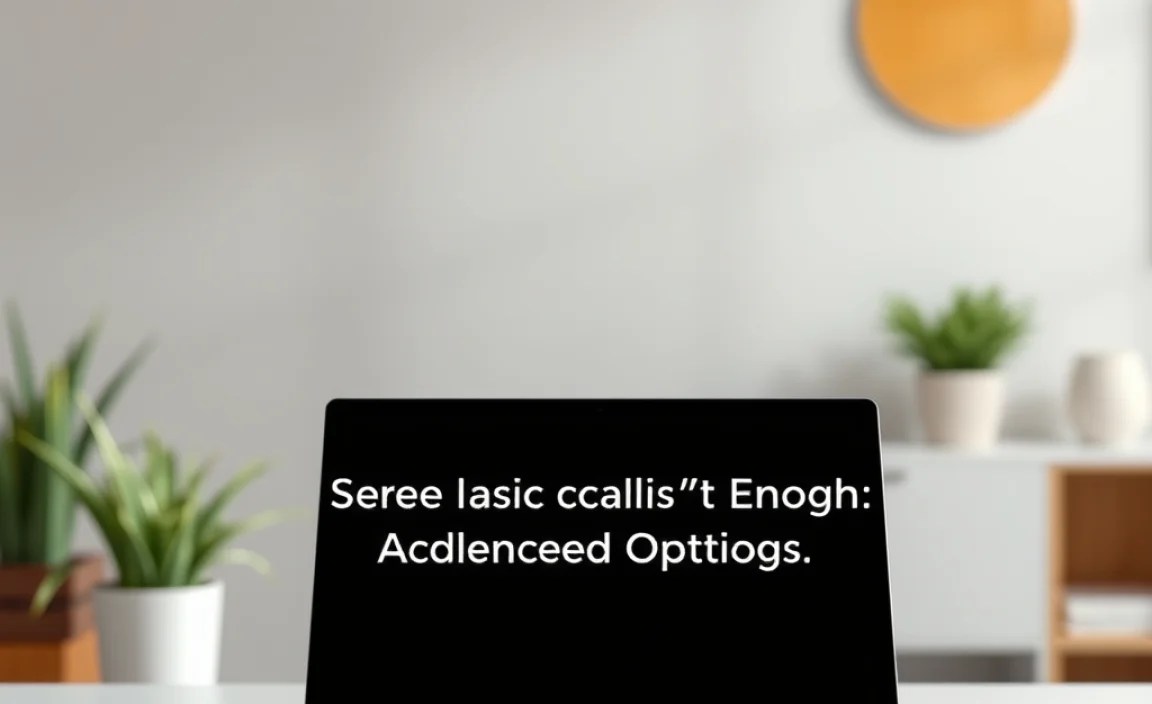 When Basic Calibration Isn’t Enough: Advanced Options