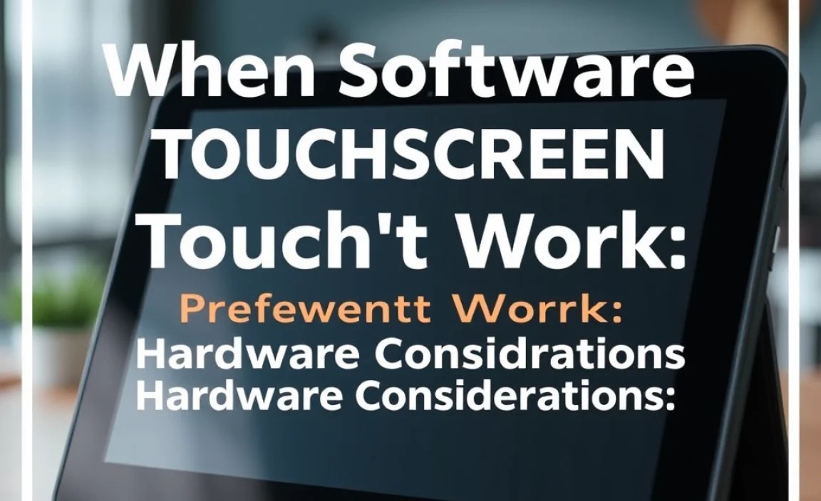 When Software Fixes Don’t Work: Hardware Considerations
