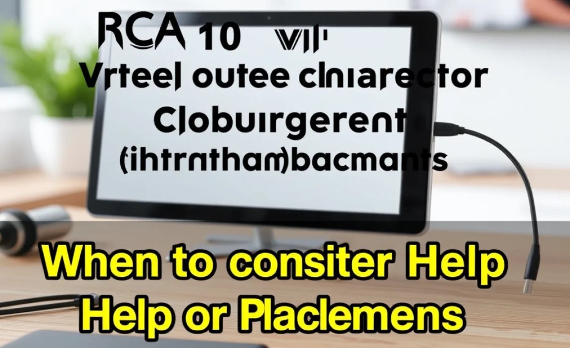 When to Consider External Help or Replacement