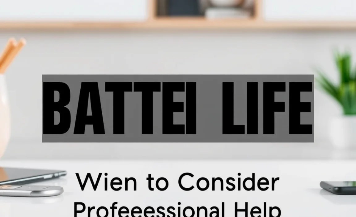 When to Consider Professional Help or Replacement