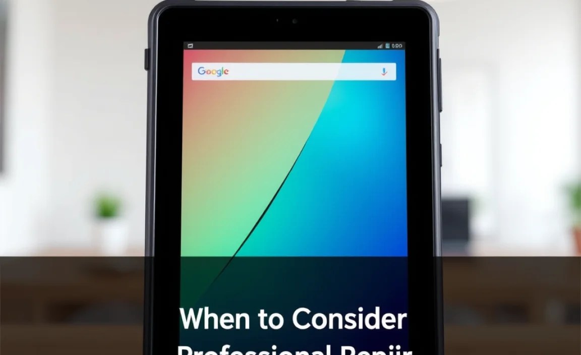 When to Consider Professional Repair