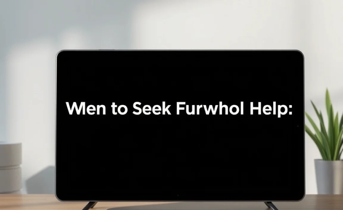 When to Seek Further Help