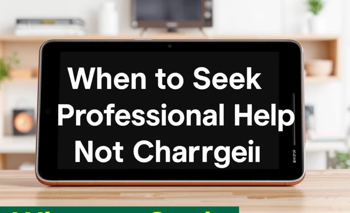 When to Seek Professional Help