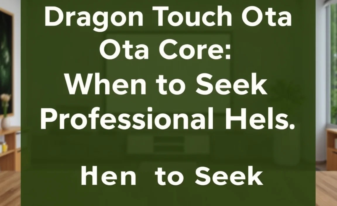 When to Seek Professional Help