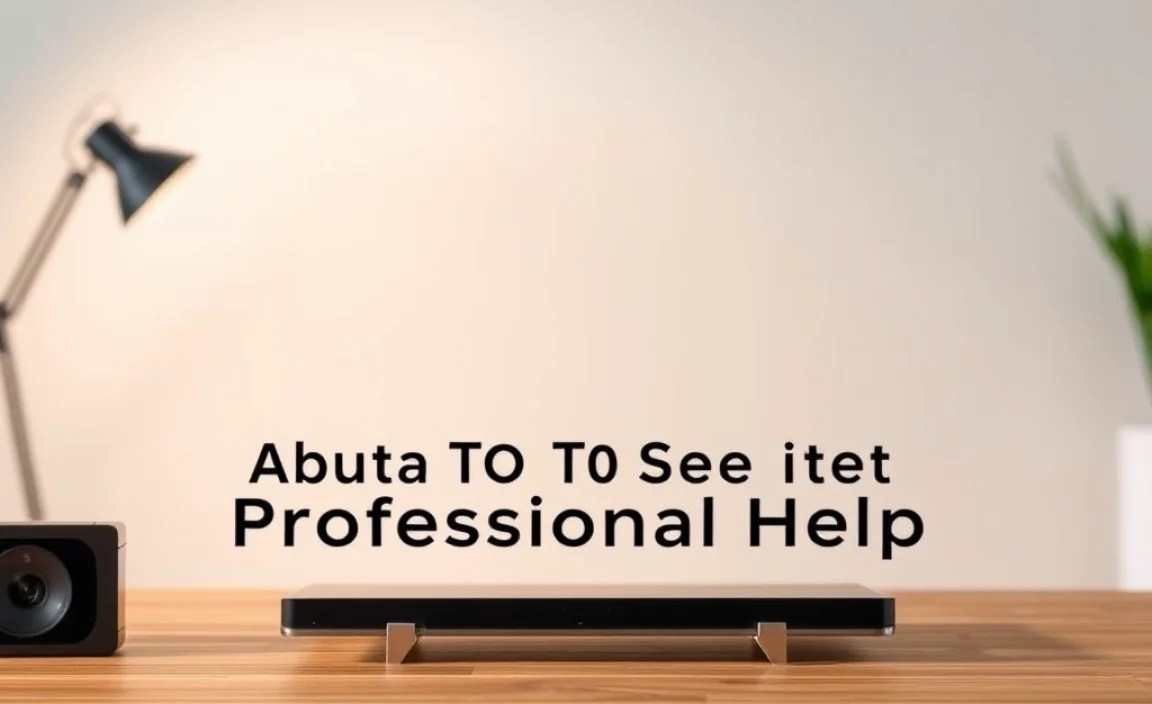 When To Seek Professional Help