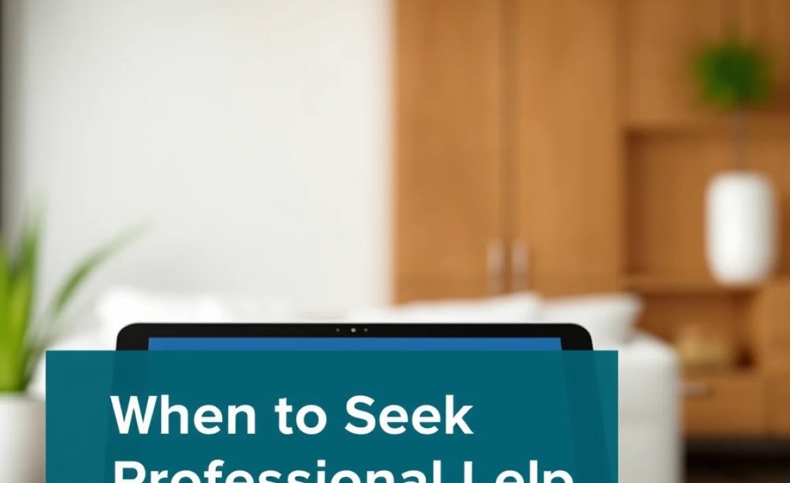 When to Seek Professional Help