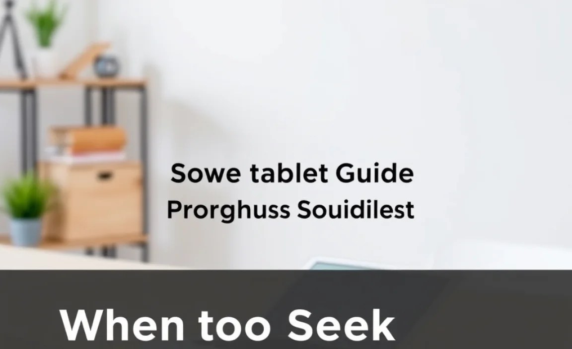 When to Seek Professional Help